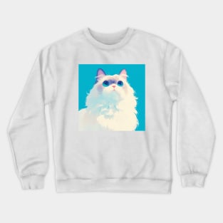 Curiosity in Blue III Crewneck Sweatshirt